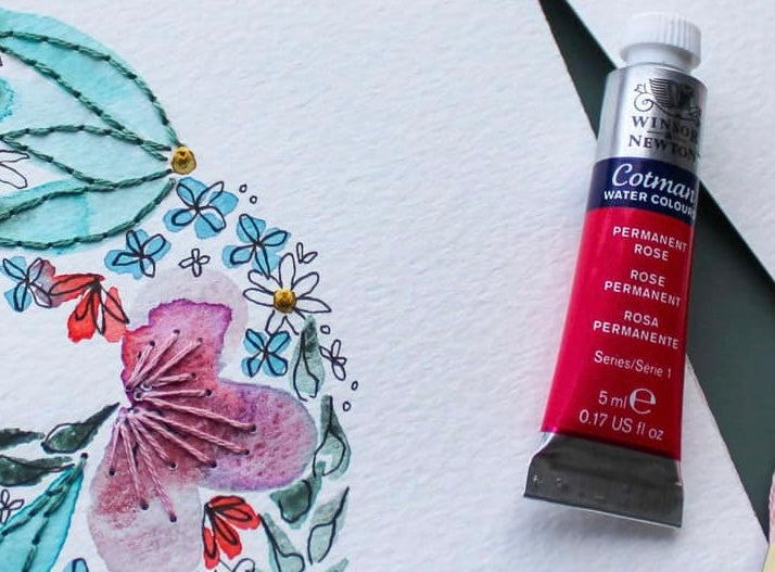 Embroidery & Watercolour Workshop (Peak District)
