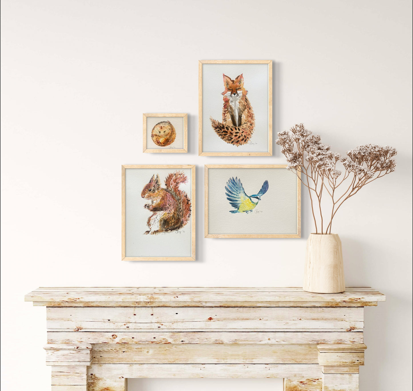 Original Slow Breaths Fox - in mount