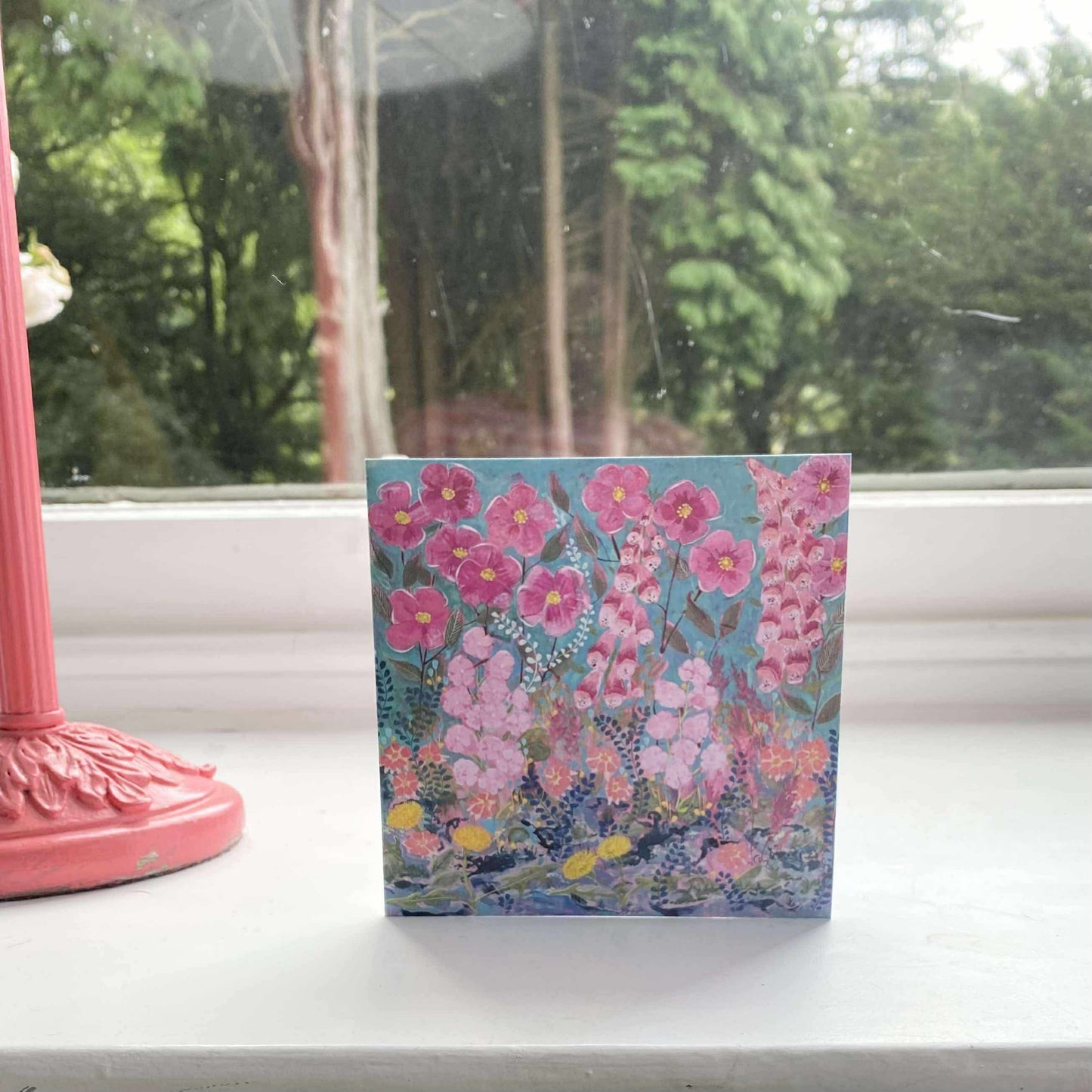 Messy can be Colourful Foxgloves Card