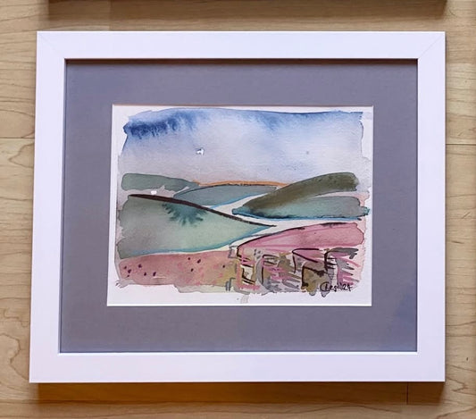 Original Derwent Edge Mixed Media - FRAMED