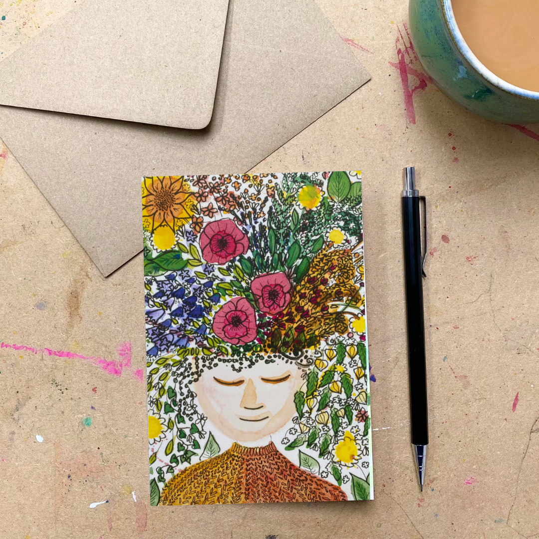 Dreaming of Flowers Card