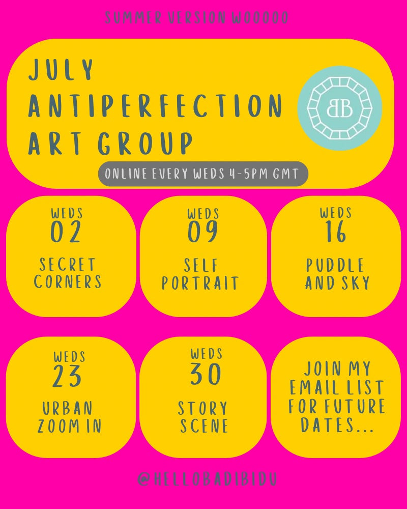 Antiperfection Art Group (Live Online Classes)