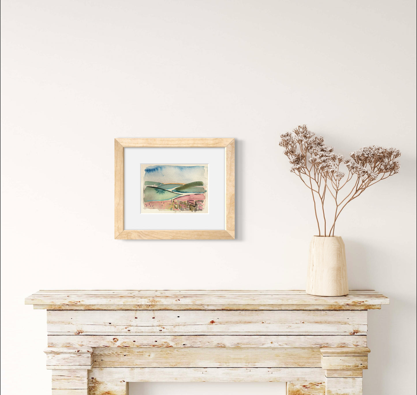 Original Derwent Edge Mixed Media - FRAMED