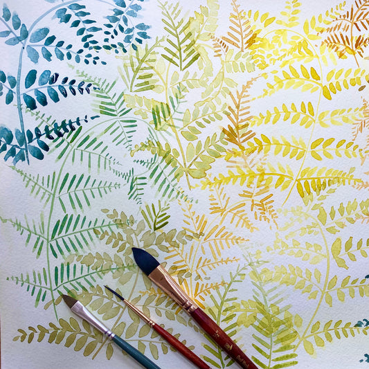 Ferns and sunlight Tutorial (Pre-Recorded)