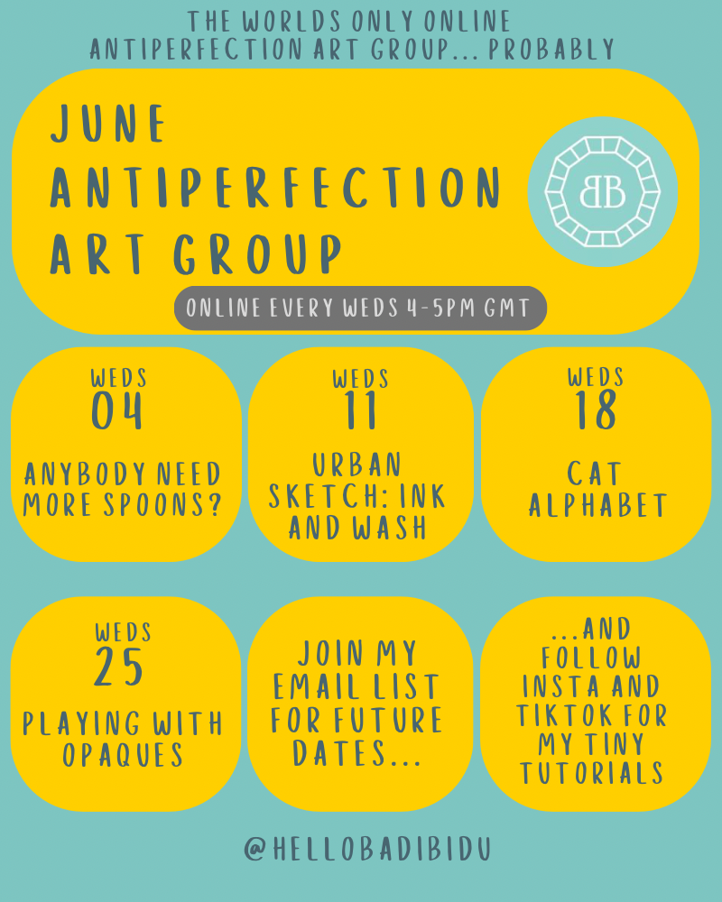 Antiperfection Art Group (Live Online Classes)