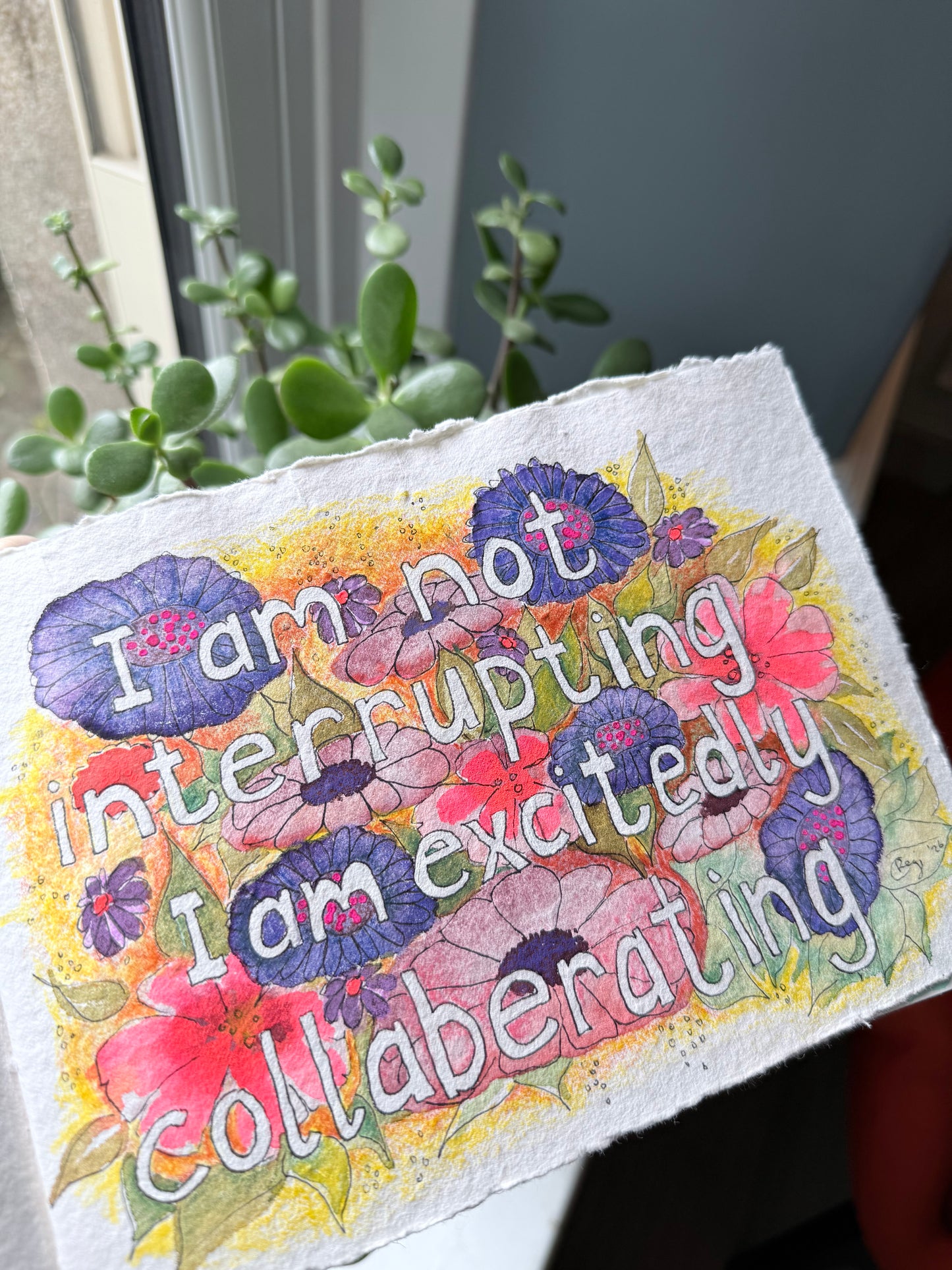 Original Interrupting Card with Words