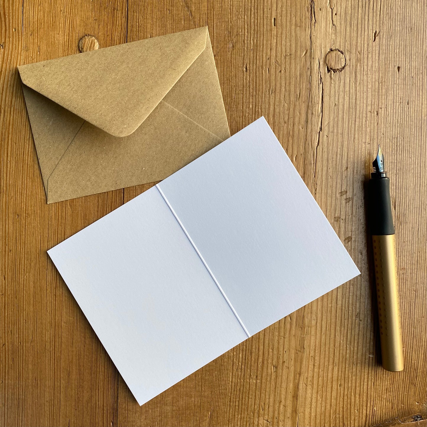 Birds notecards set x 5