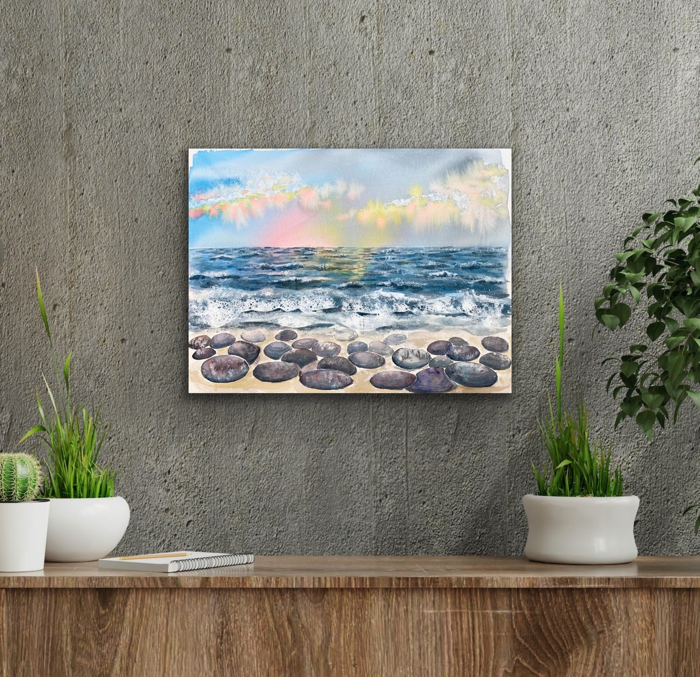 Neon Dawn A3 Print