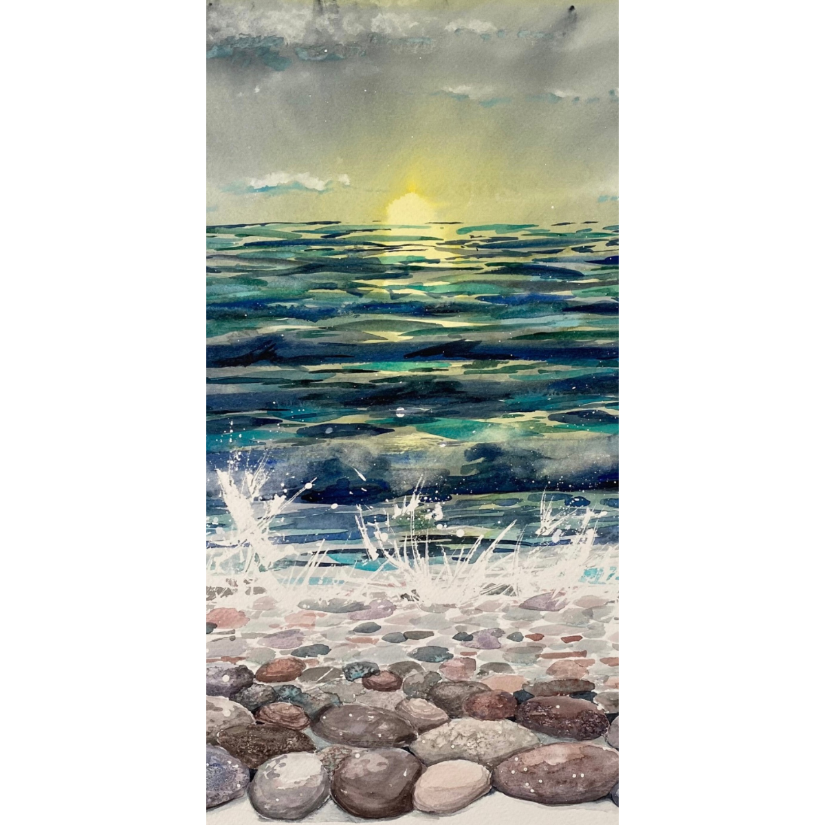 Calm Ocean Mobile Wallpaper Art