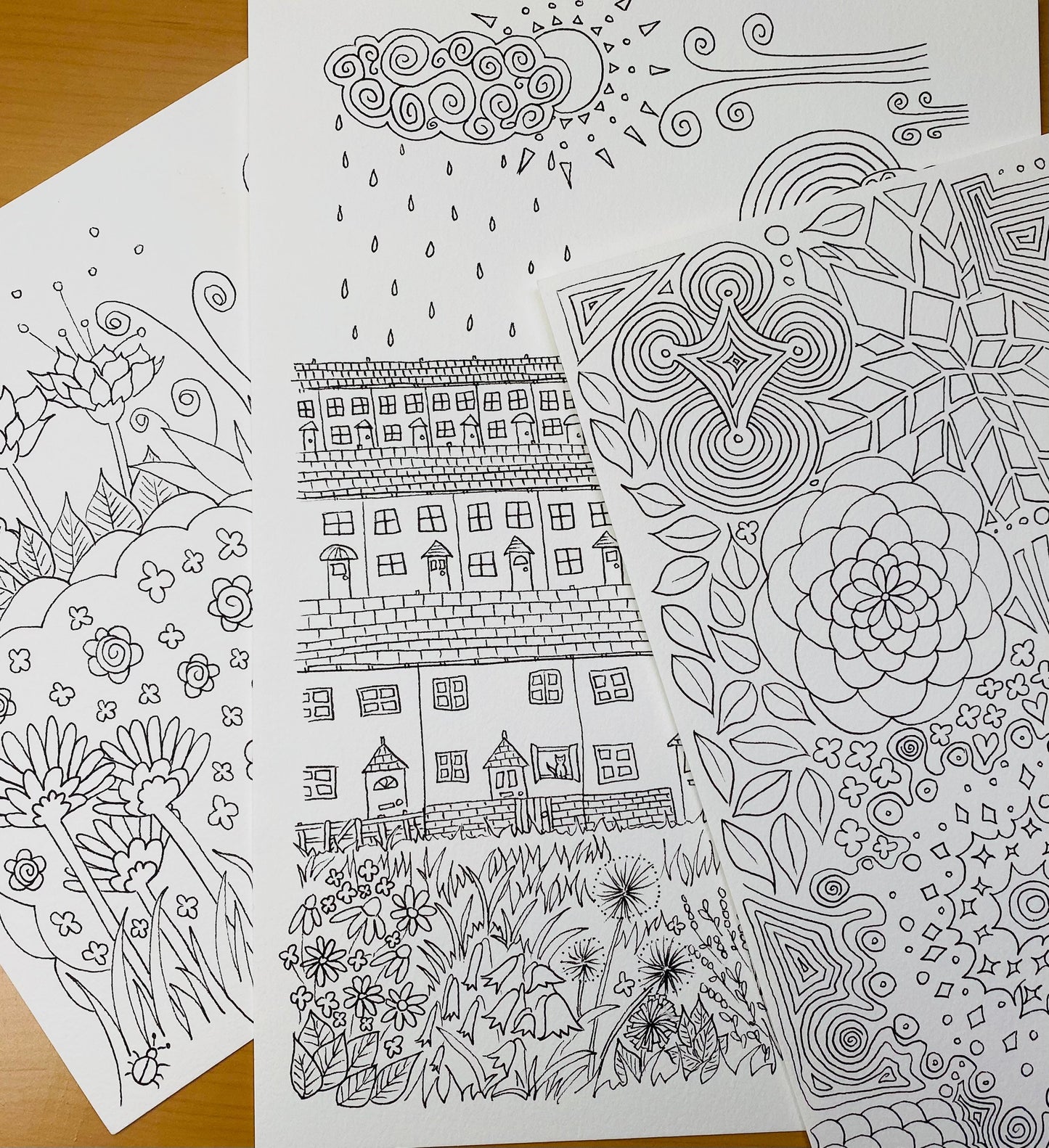 A4 colouring sheets - digital downloads
