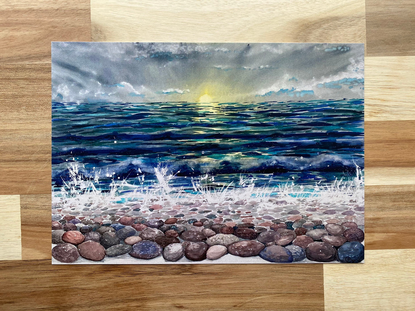 Calm Ocean A5 Print