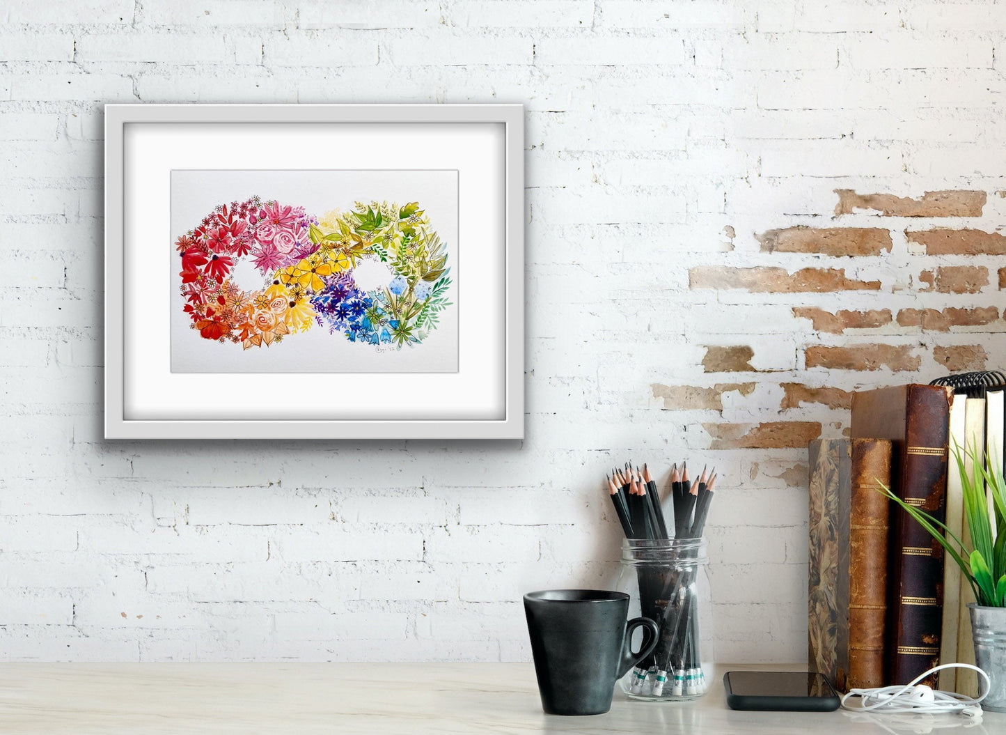 Rainbow Infinity Print