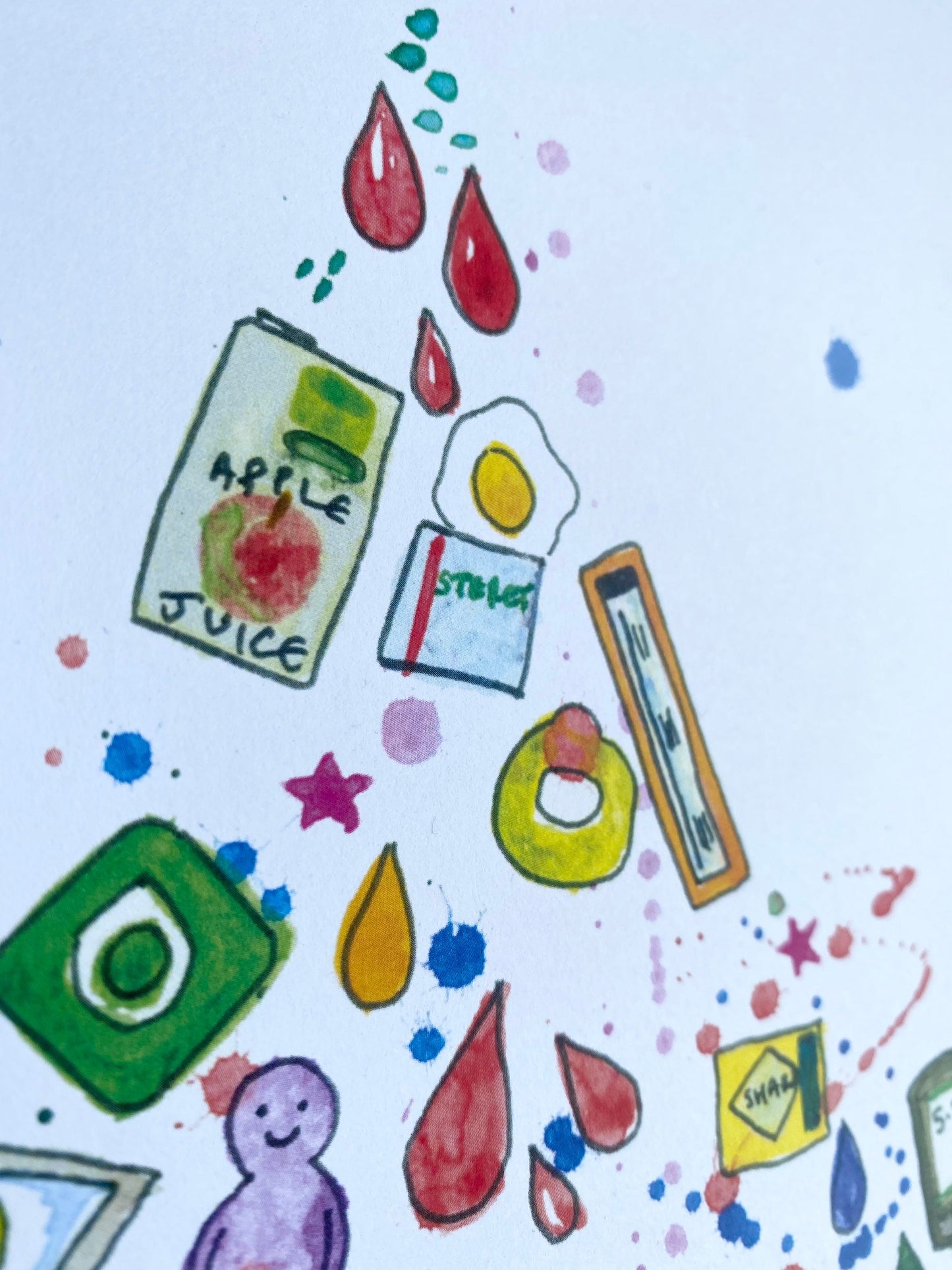 Diabetes Art Star A4 Print