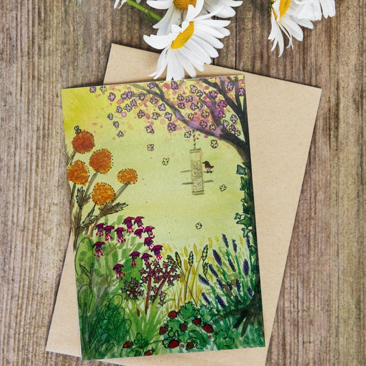 Summer Birdfeeder Card