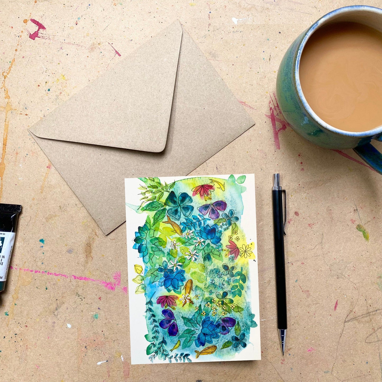 Fish Pond Card x5