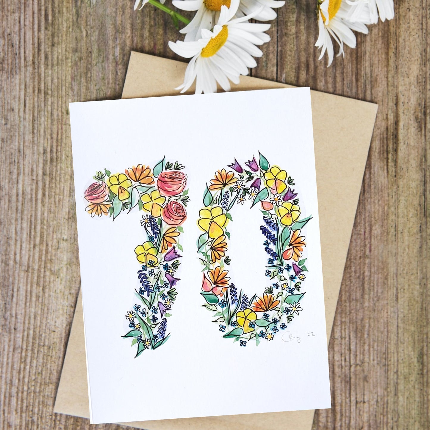 70th Birthday/Anniversary Card