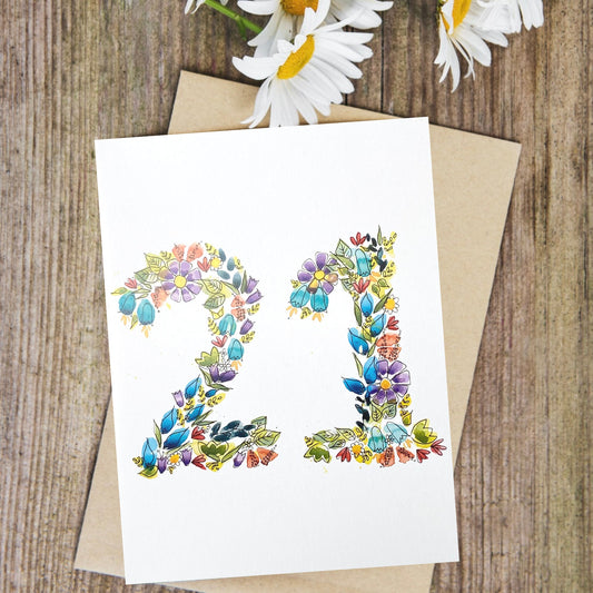 21st Birthday/Anniversary Card