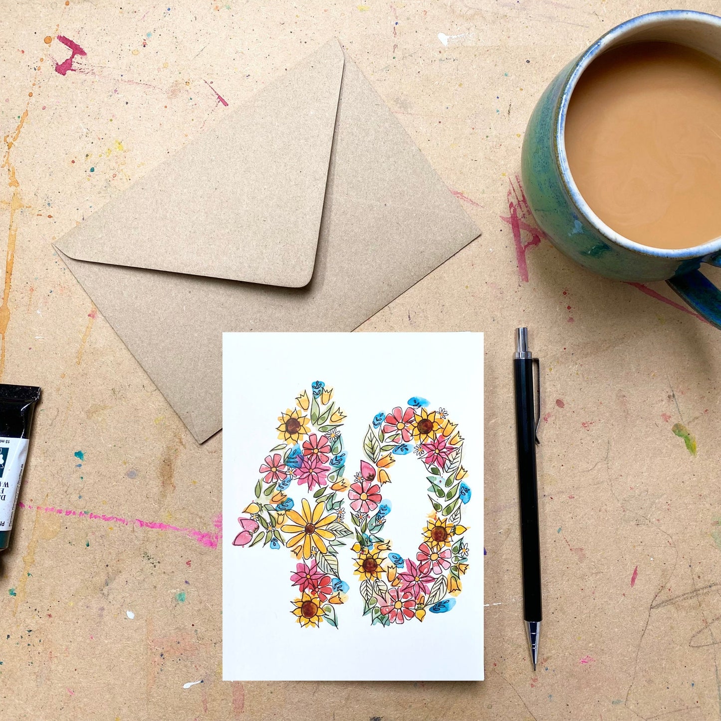 40th Birthday/Anniversary Card