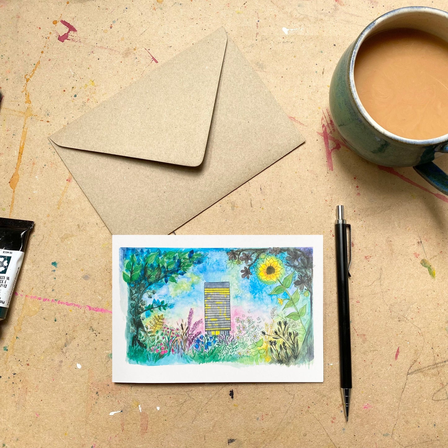 The Arts Tower Card