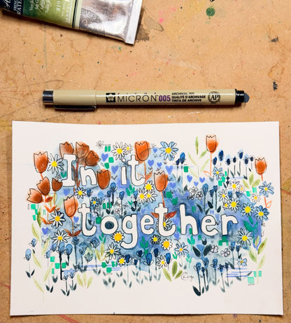 Original In It Together Card with Words