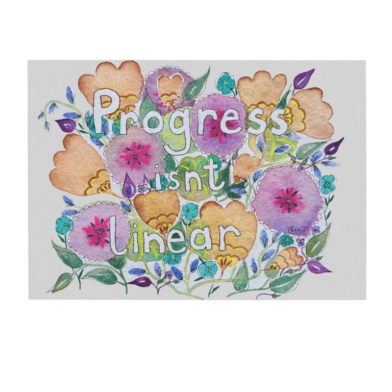 Progress postcards x4