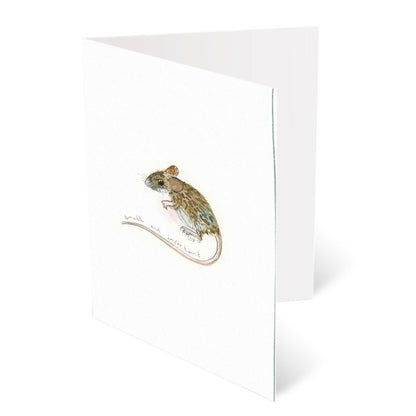 A6 Small and Important Mouse Greetings card Packs