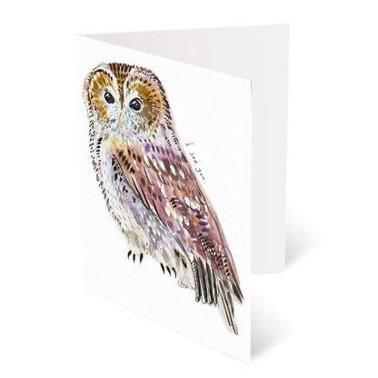 A6 I See You Owl Greetings card Packs