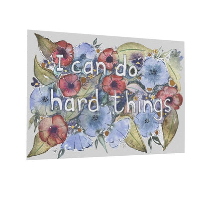 I can do hard things Postcards x4