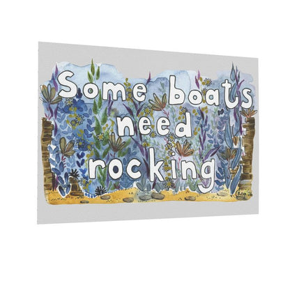 Boat rocking Postcards x4