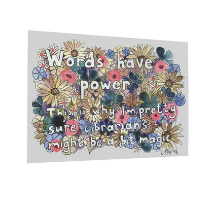 Words have power Postcards x4