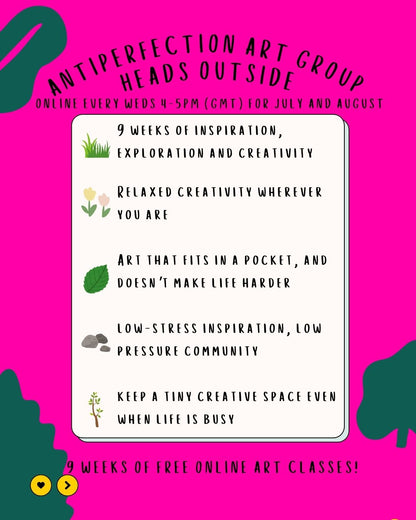 Antiperfection Art Group (Live Online Classes)