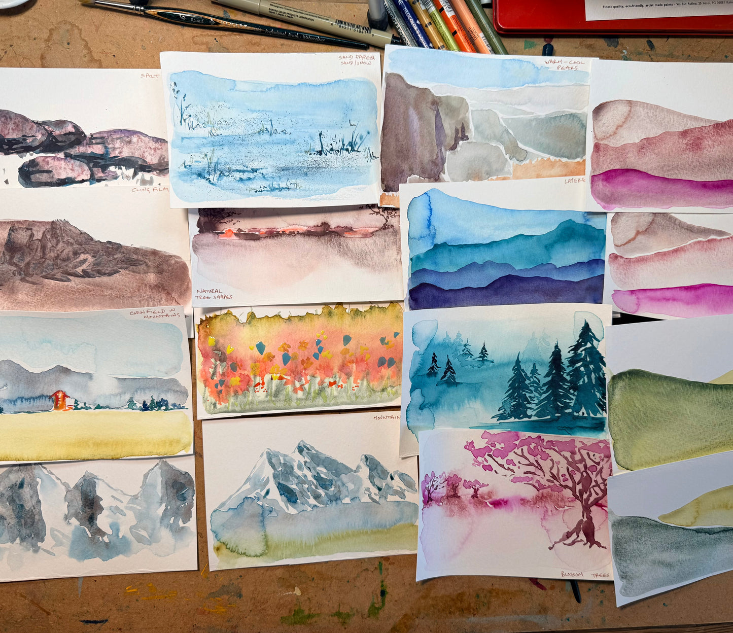 Mini Landscapes Tutorial (Pre-Recorded)