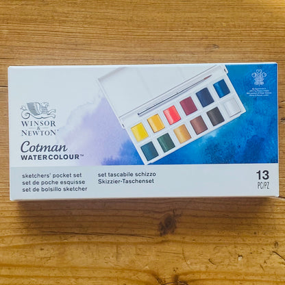 Winsor & Newton Watercolour Cotman Sketchers' Pocket Box