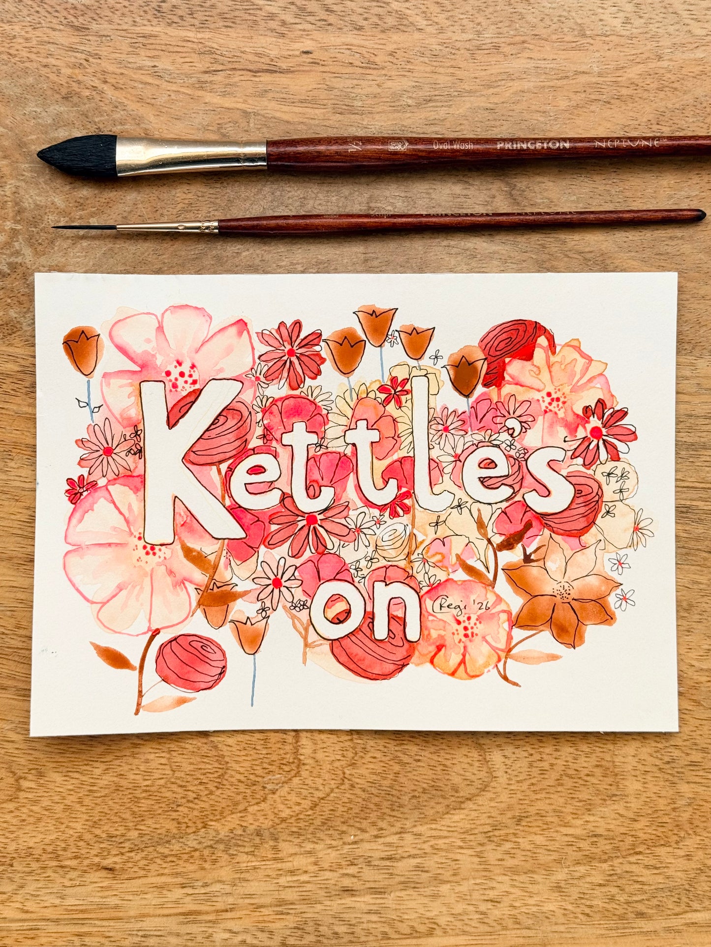 Original Kettle’s On Card with Words