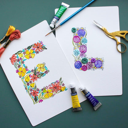 Embroidery & Watercolour Workshop (Peak District)