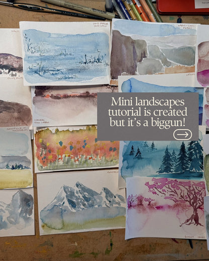 Mini Landscapes Tutorial (Pre-Recorded)