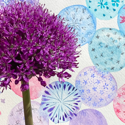 Magical Alliums Tutorial (Pre-Recorded)