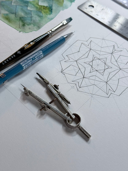 Geometric Patterns and Dragon Scales Tutorial (Pre-Recorded)