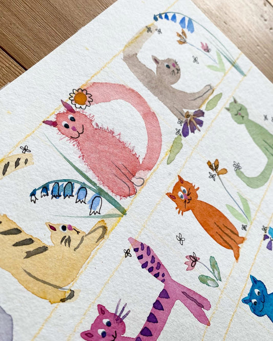 Cat Alphabet Tutorial (Pre-Recorded)