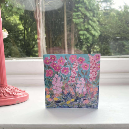 Messy can be Colourful Foxgloves Card