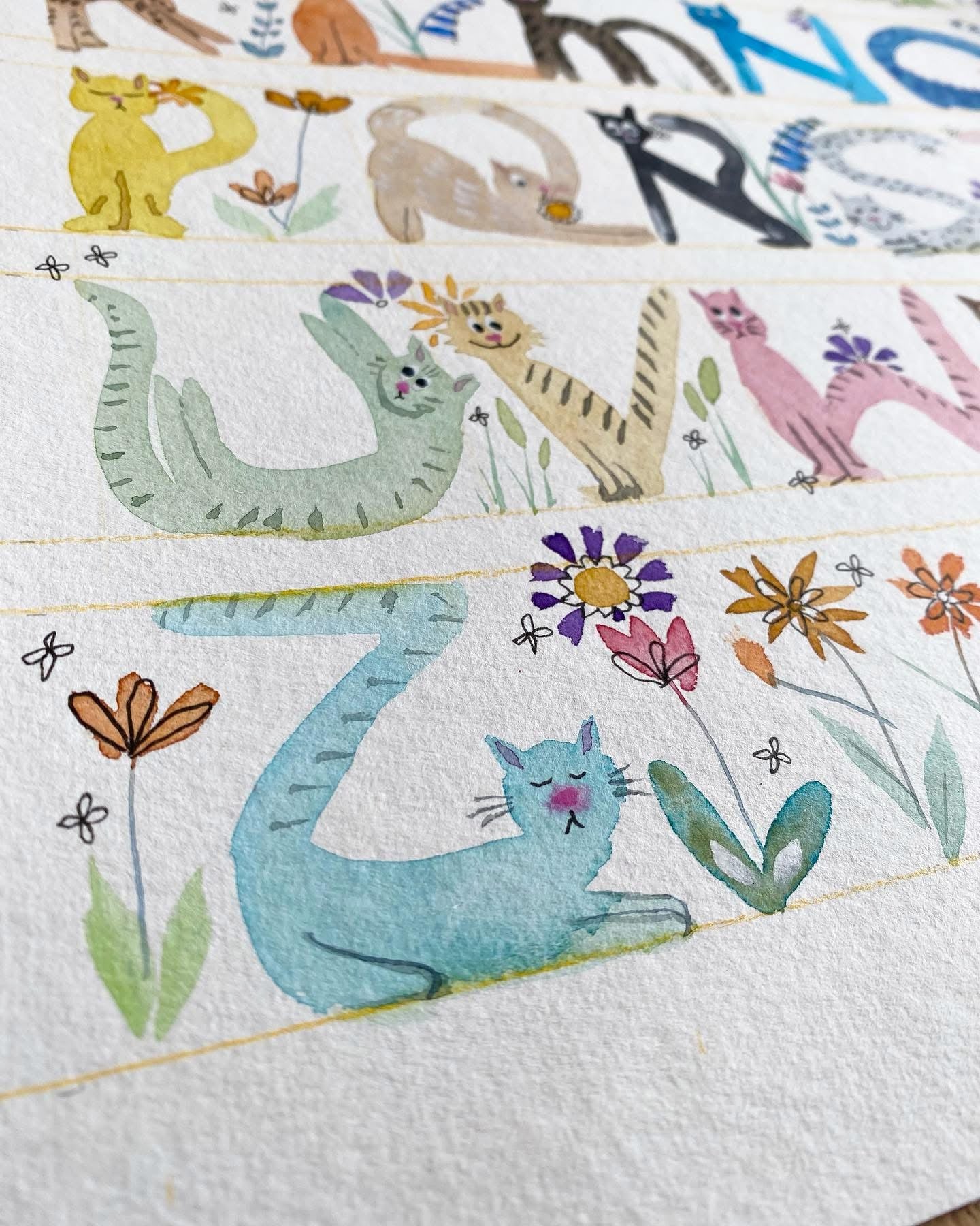 Cat Alphabet Tutorial (Pre-Recorded)