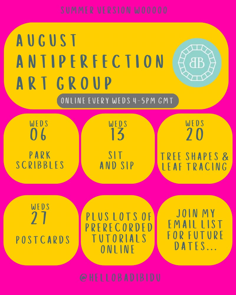 Antiperfection Art Group (Live Online Classes)