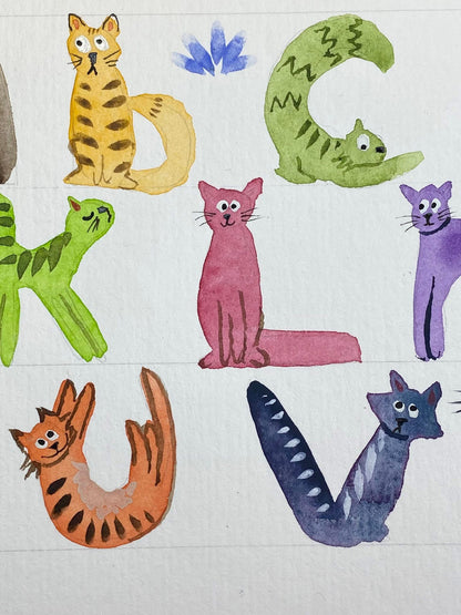 Cat Alphabet Tutorial (Pre-Recorded)