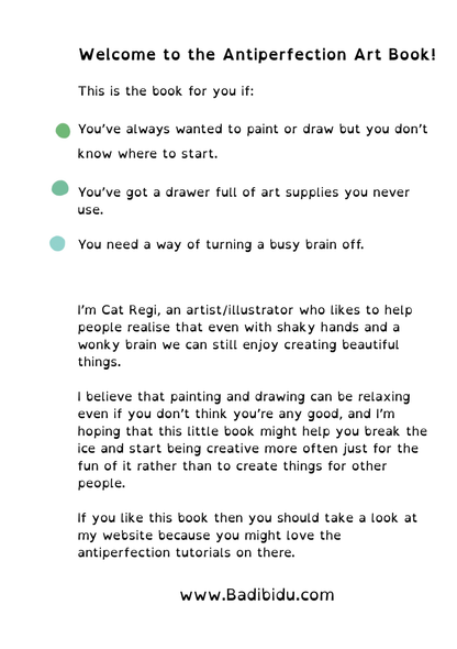 PRE-ORDER ** The Antiperfection Colouring Book