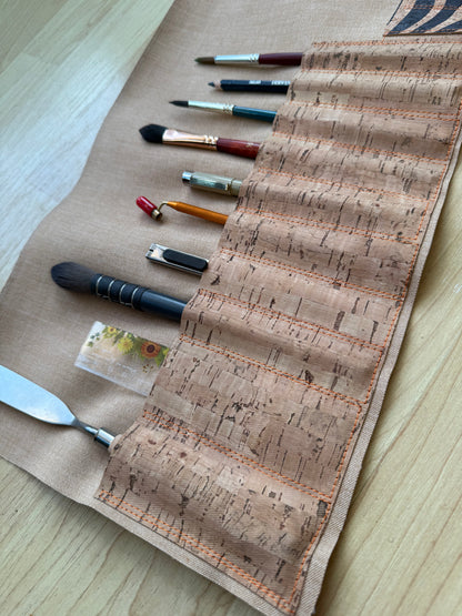 Handmade brush & tool roll
