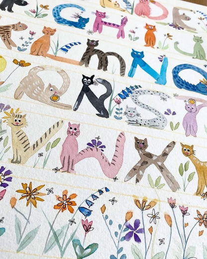 Cat Alphabet Tutorial (Pre-Recorded)