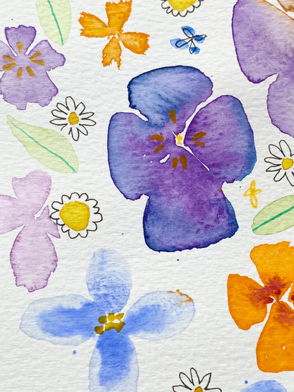 Pansies Tutorial (Pre-Recorded)