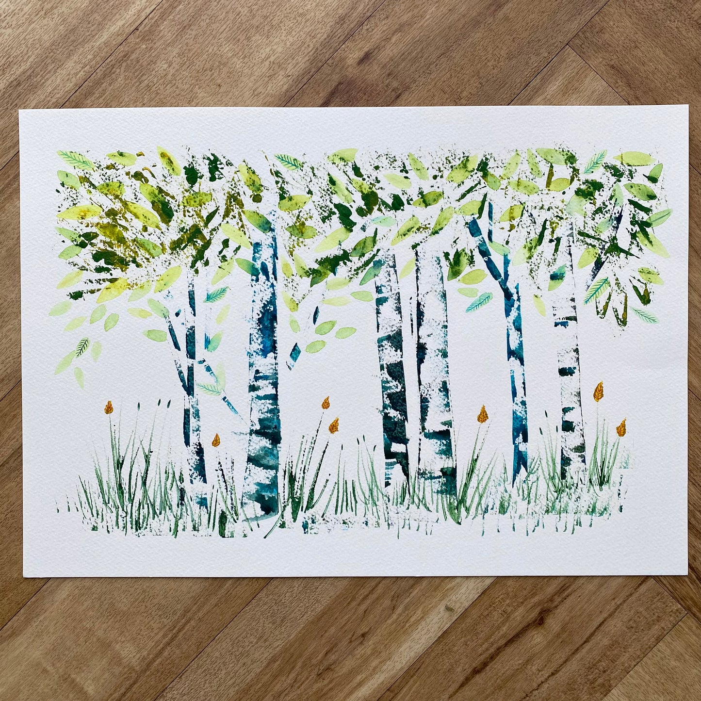 Original sketches and drafts - Trees