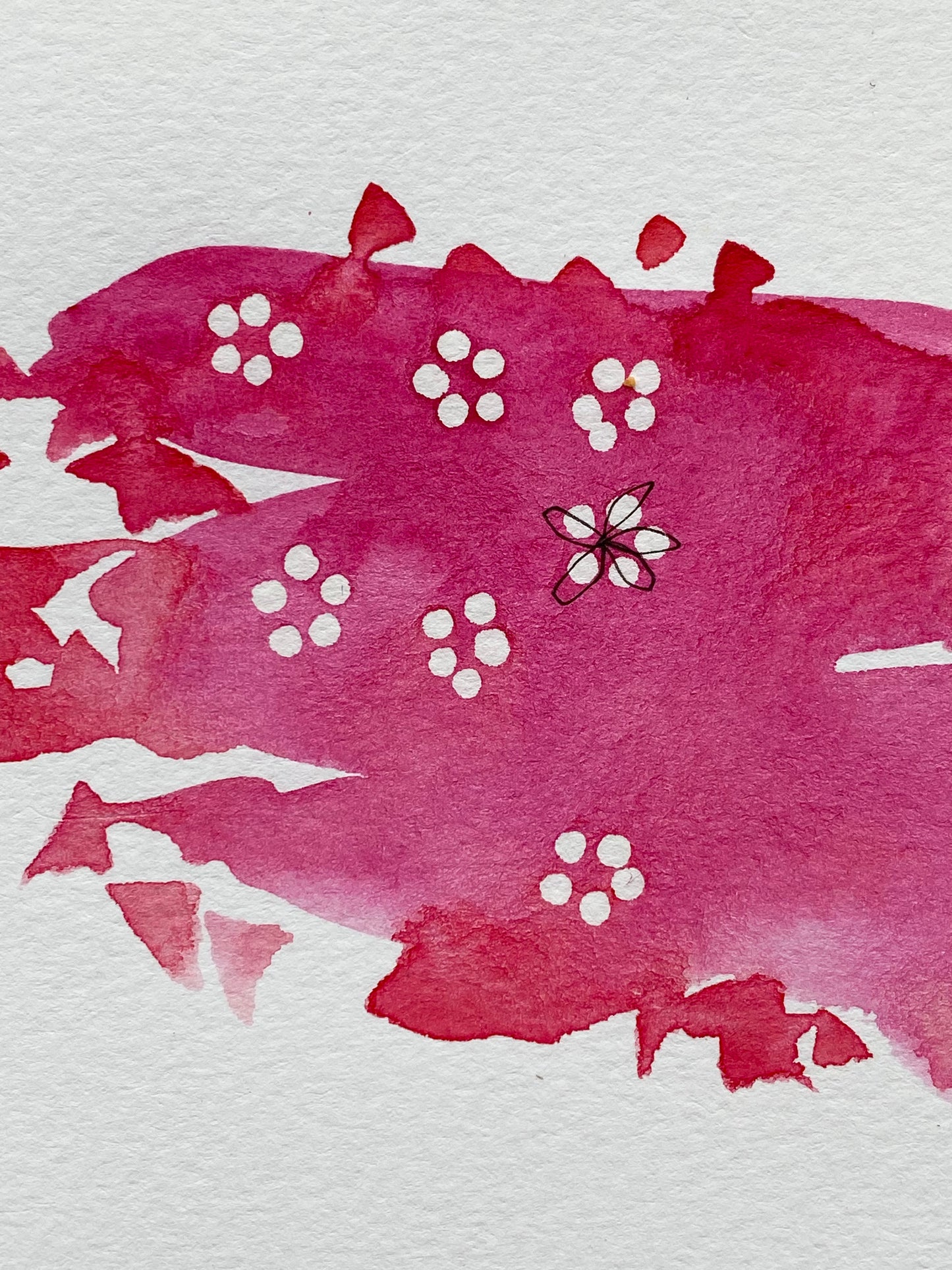 Cherry blossoms and masking fluid Tutorial (Pre-Recorded)