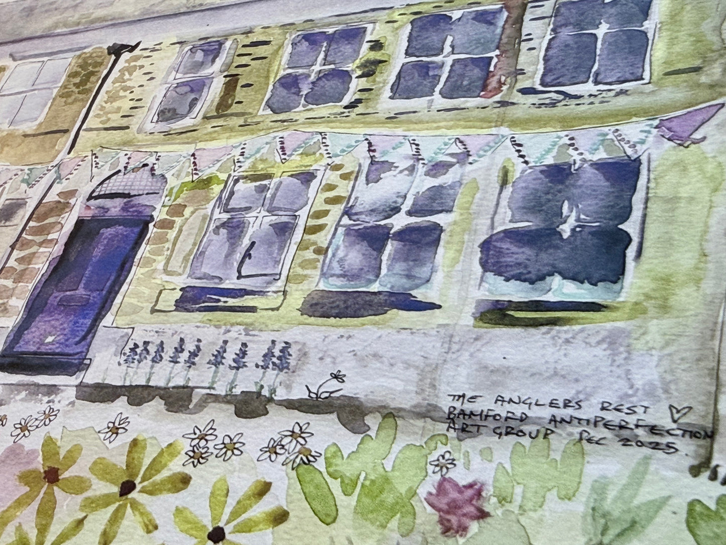 The Anglers Rest, Bamford - A4 Fine Art Bamboo Print